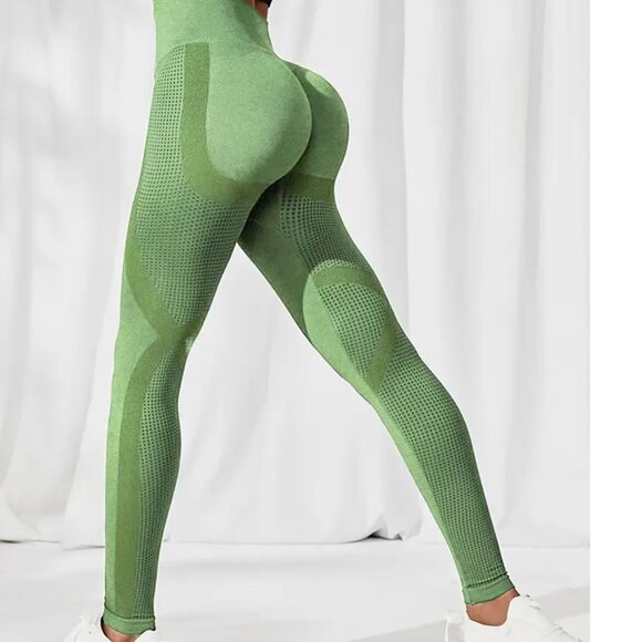 Callie Lives Miz Booty LIFT SML XXL ACTIVE GYM High-Waist NO-Sweat  BLUE Legging - Picture 2 of 4